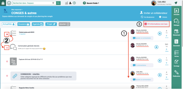 espace collaboratif interstis