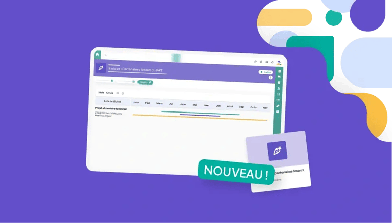 Nouveau pour la gestion de projet sur Interstis : la vue GANTT