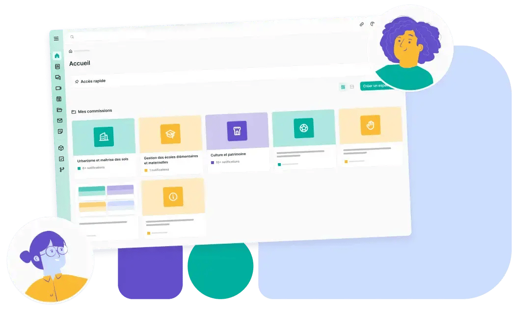 Tableau de bord de la plateforme Interstis