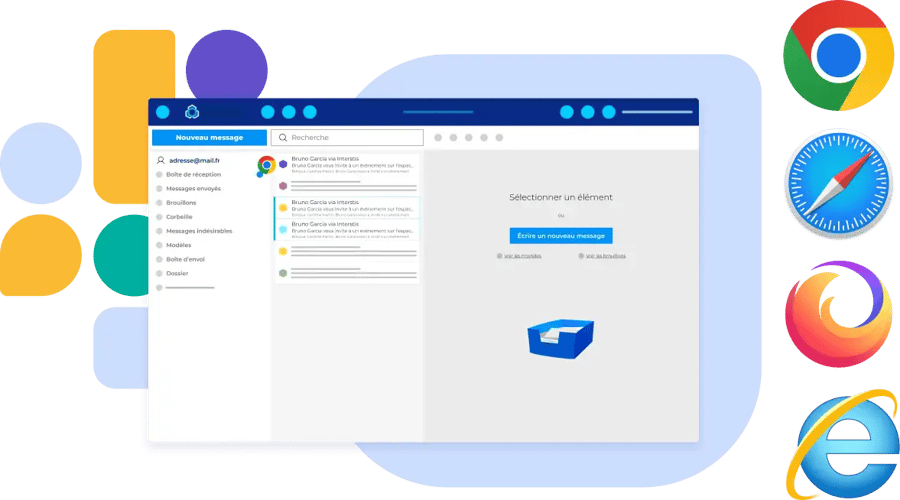 Boite mail accessible