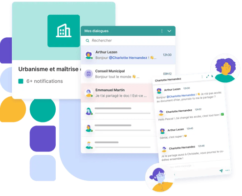 Dialoguer entre collaborateurs