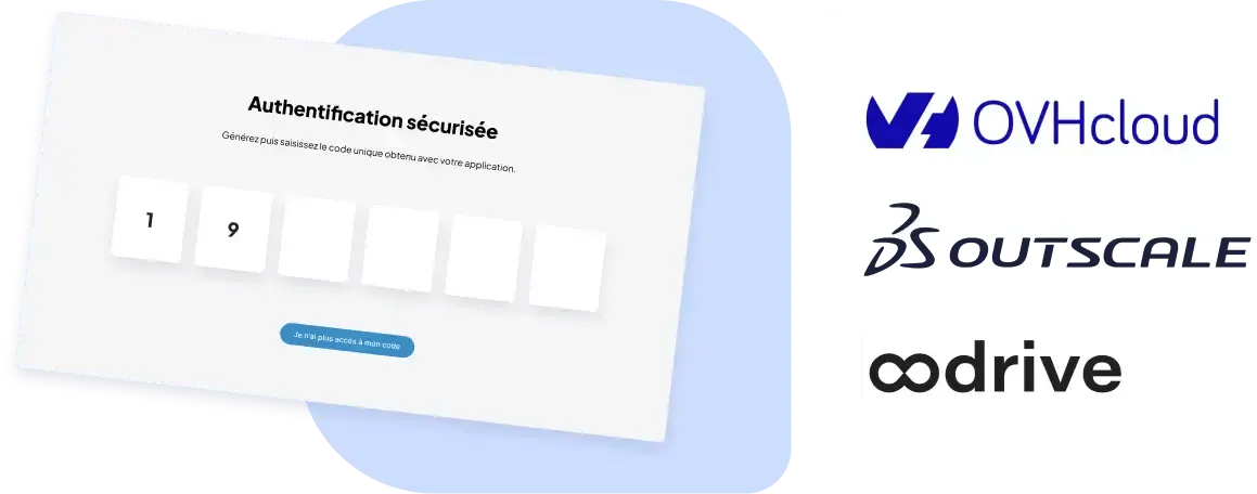 Logo du label SecNumCloud, 3DS Outscale, OVHCloud et Oodrive