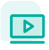 Icône d'une vidéo type tutoriel