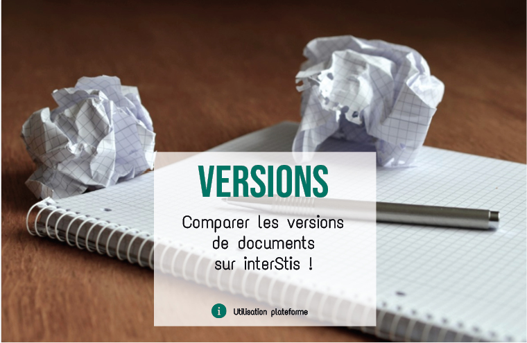 Illustration article Comparer les versions d'un document sur interStis