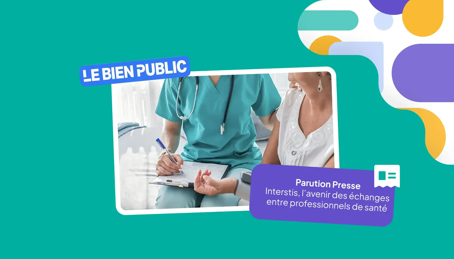 Presse : parution d'Interstis dans le journal Le Bien Public !