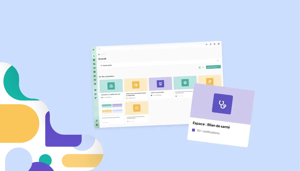 Fonctionnement de la plateforme collaborative des acteurs de la santé